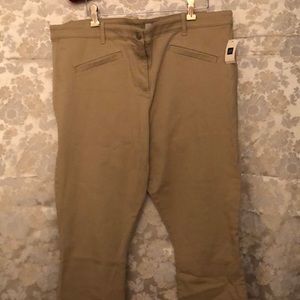 Gap Tan Skinny Crop Pants